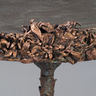 Garland Table - Detail by Frances Lansing  - Bronze